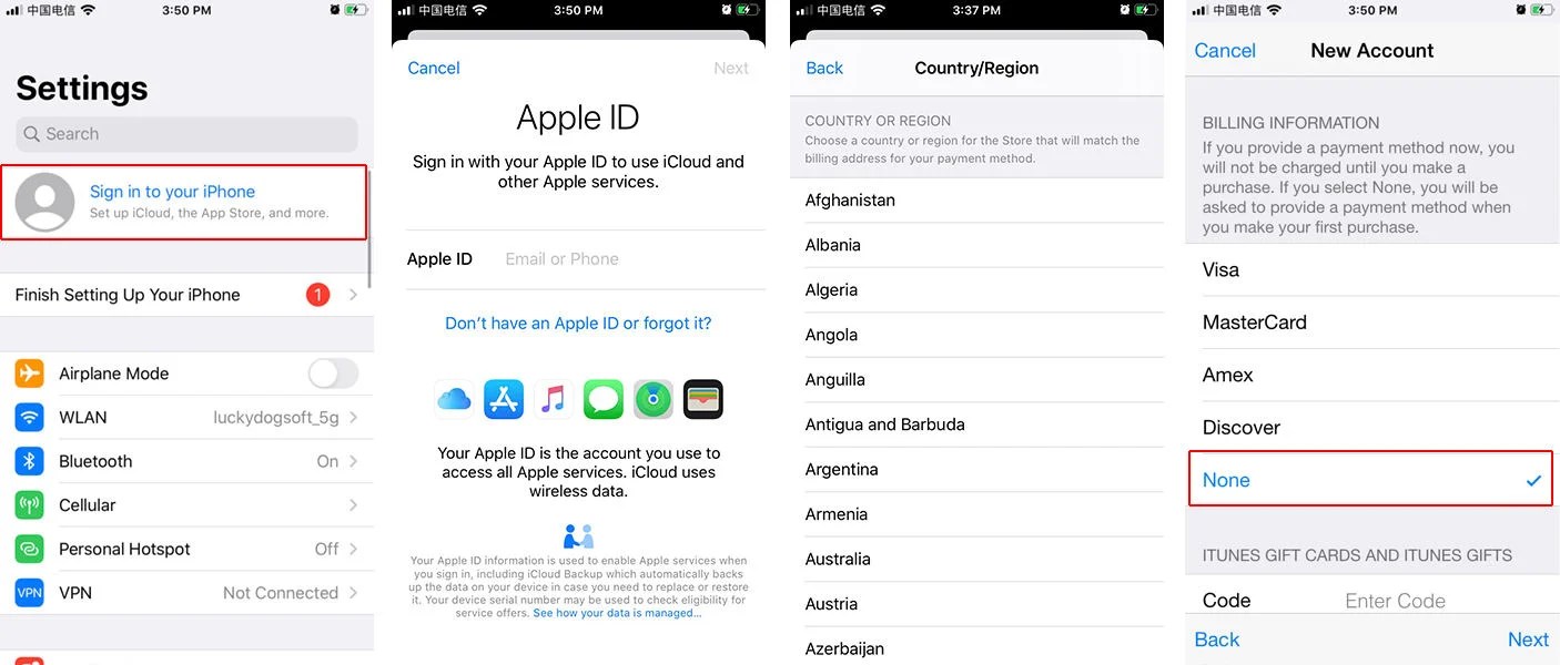 How to Change Country/Region on iPhone Without Payment Method