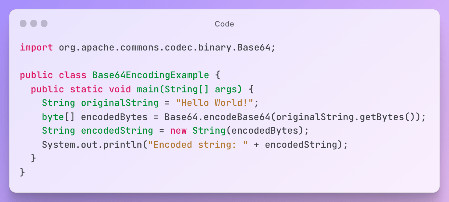 How to Use Base64 Encoding and Decoding in Java 7 IToolkit