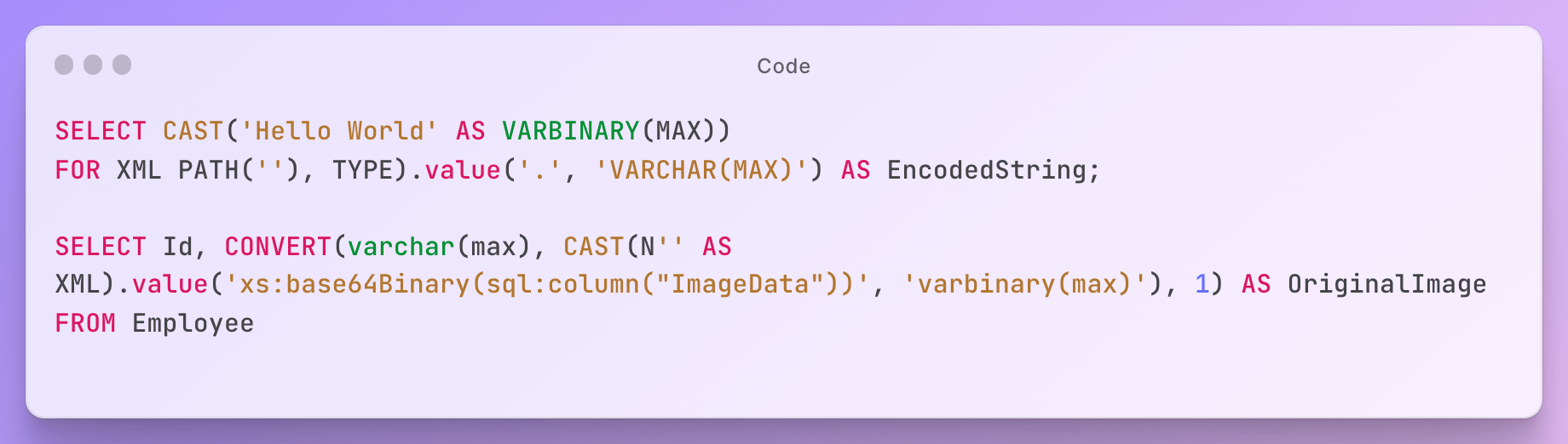 How to Encode and Decode Base64 in SQL Server IToolkit