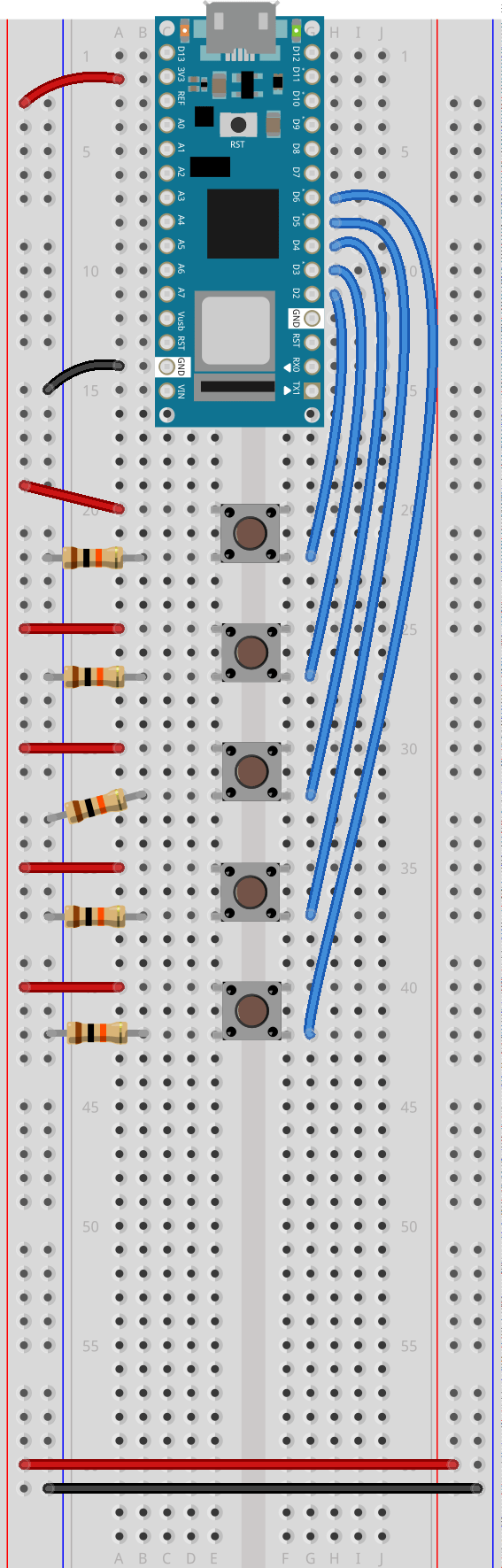 Lab Mouse Control With Pushbuttons ITP Physical Computing
