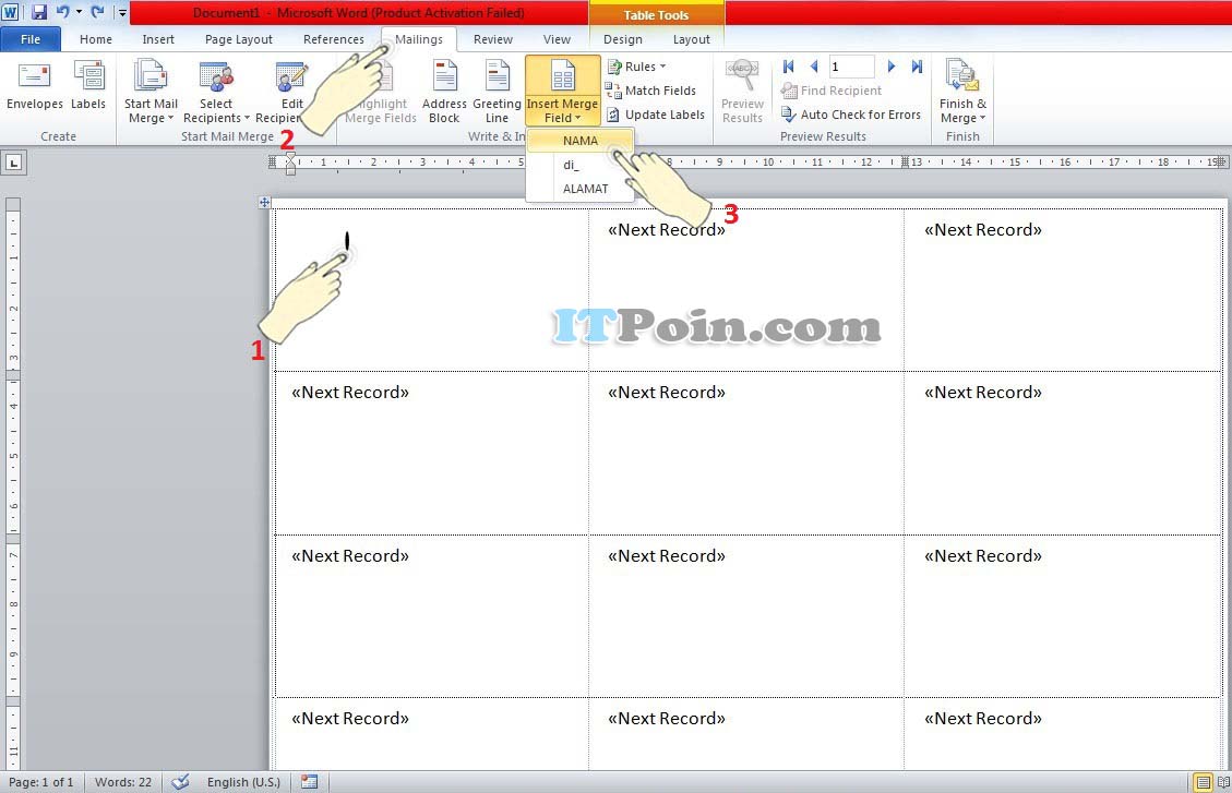 Cara Membuat Dan Print Label Undangan Di Word Dengan Cepat