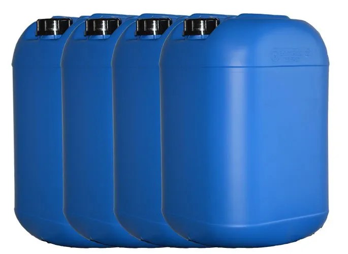Blue 25 Litre Square Round Jerry Can with T/E Cap ITP Packaging