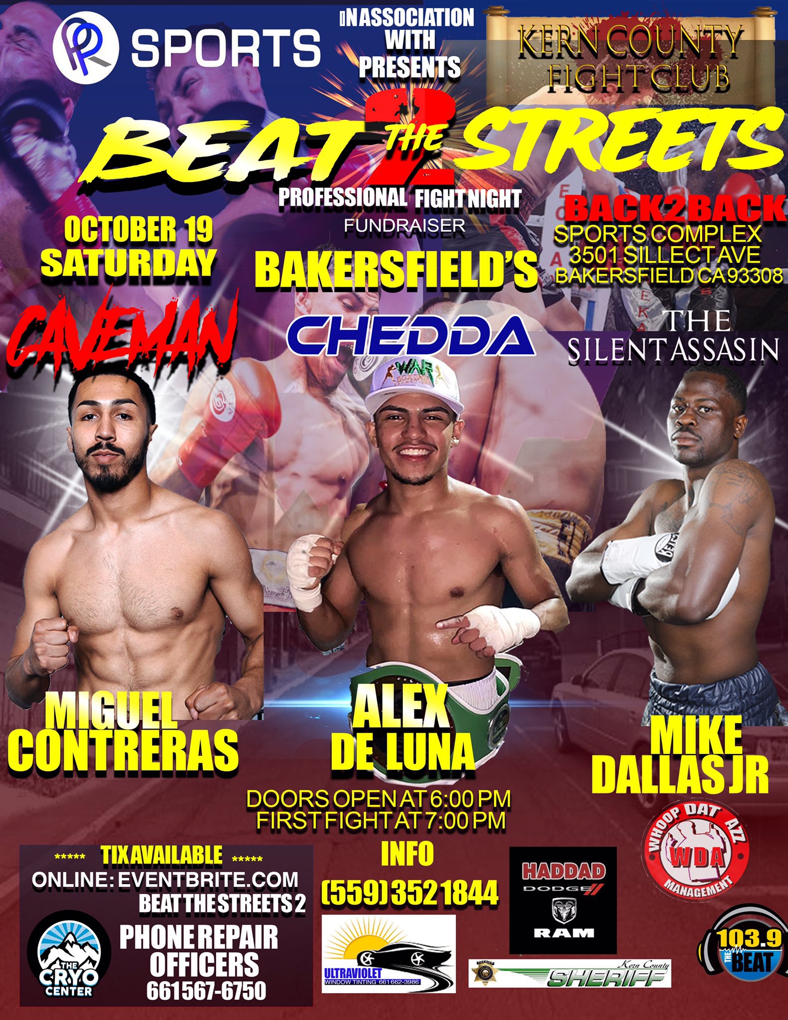 Boxing in Bakersfield on October 19th, Mike Dallas Jr returns