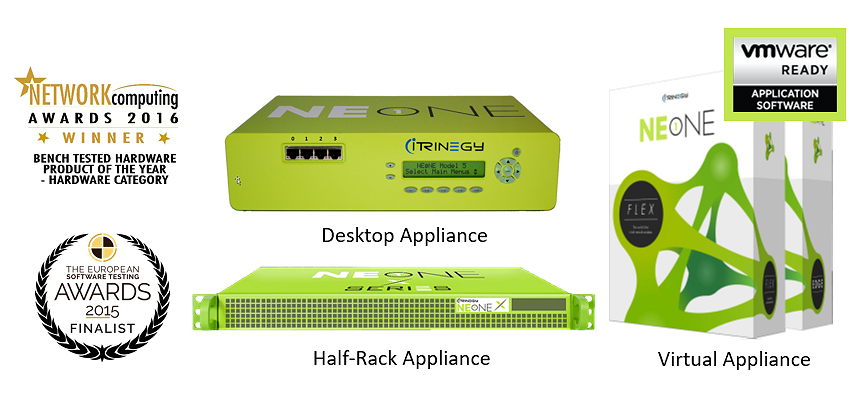 NEONE Professional Network Emulator Range Itrinegy