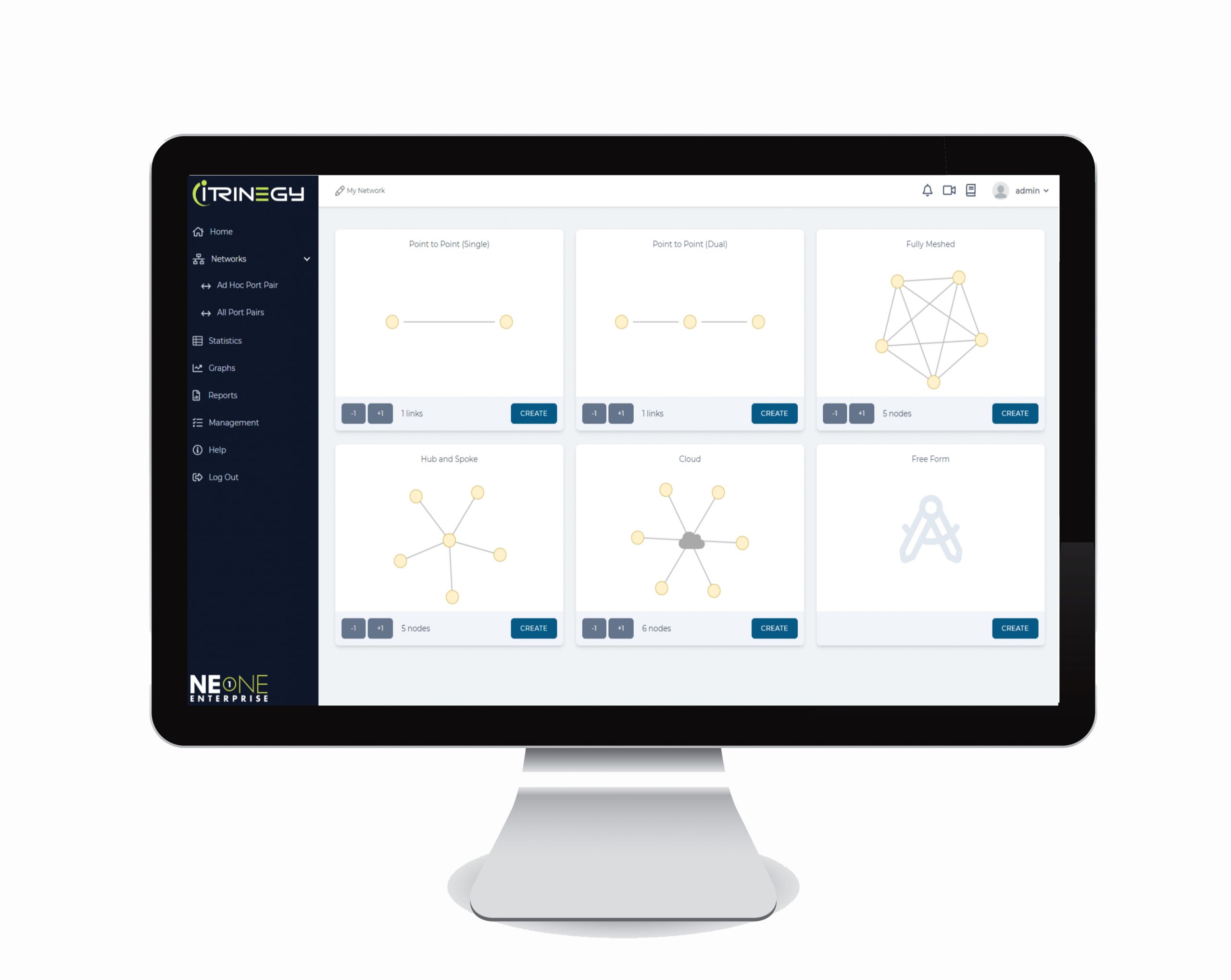 NEONE Enterprise Network Emulator Range Itrinegy