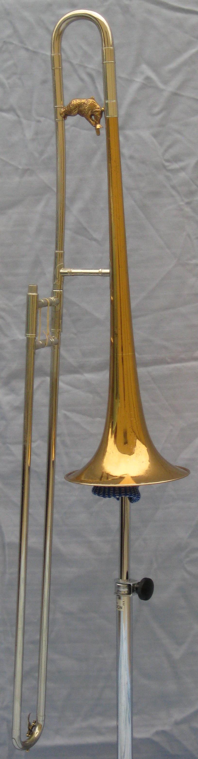 Early Super Trombone with Bear Counterweight