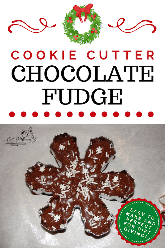 Cookie Cutter Fudge makes super cute gifts! It's A Delight!
