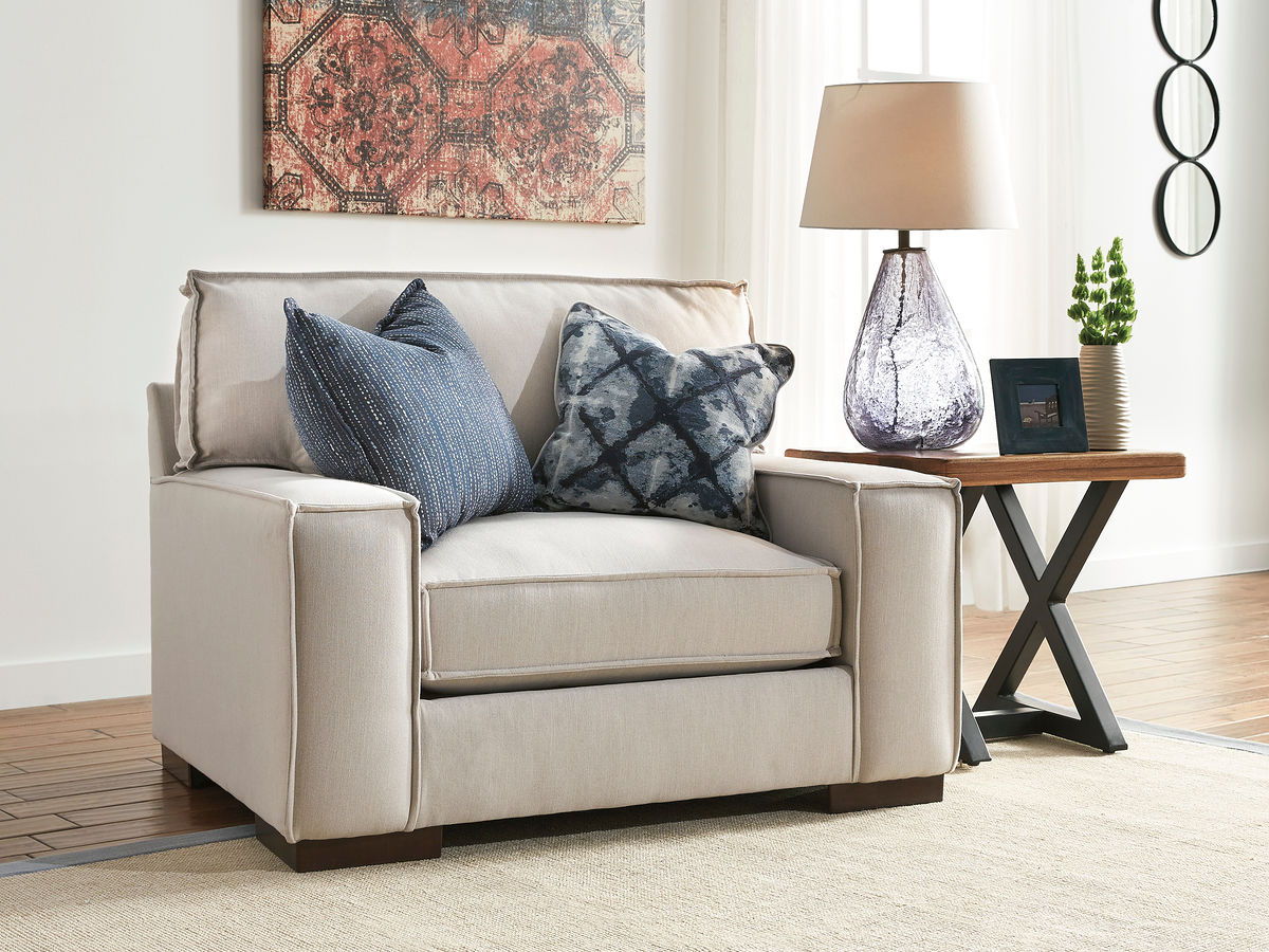 Kendleton Stone Chair and a Half EZ Furniture Sales & Leasing