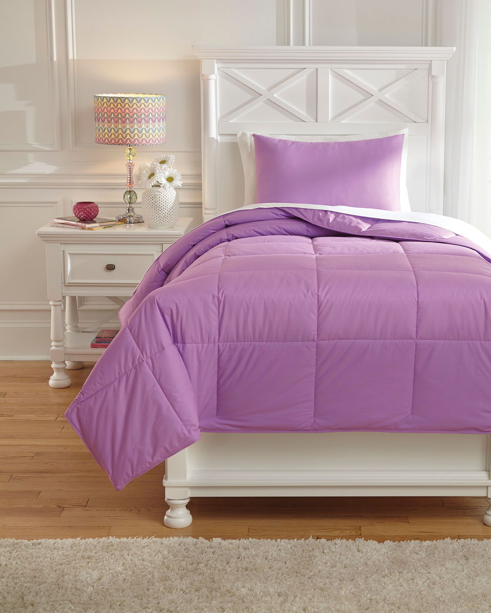 Plainfield Lavender Twin Comforter Set EZ Furniture Sales & Leasing