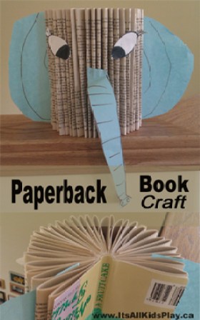 paperback book craft for kids
