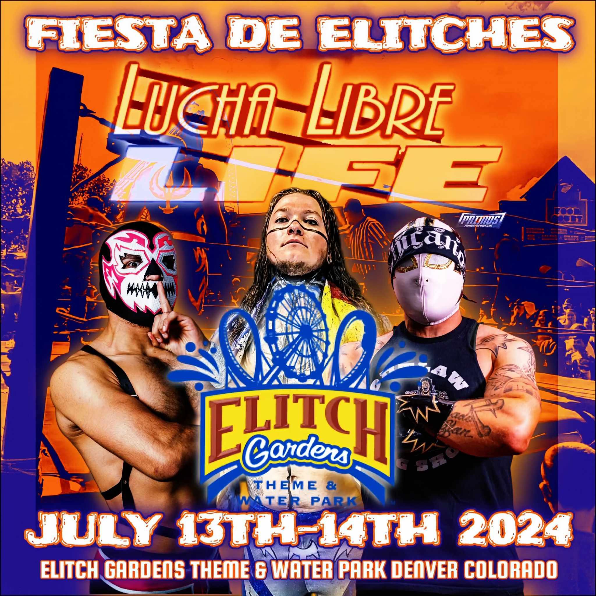 Primos Premier Pro Wrestling Fiesta de Elitches It's All Pro Wrestling