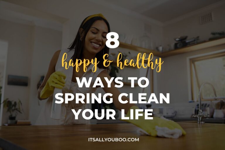 Spring Clean Your Life. Feature image for blog post.