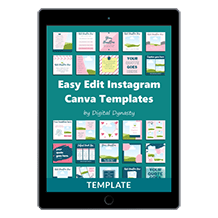Easy Edit Instagram Template