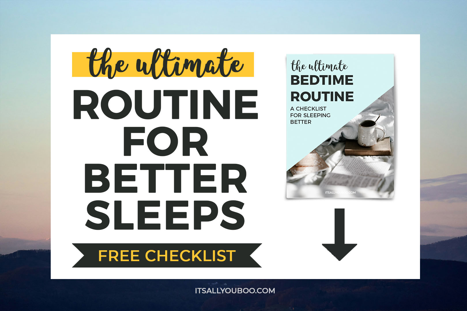 Fill out the form below to download your FREE Ultimate Bedtime Routine