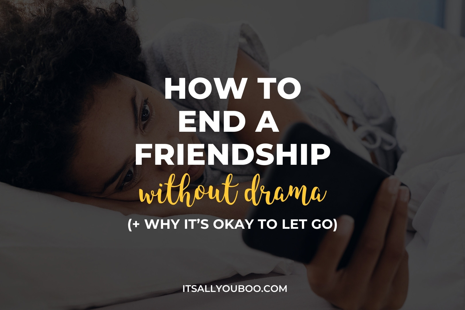 How to End a Friendship Without Drama or Guilt