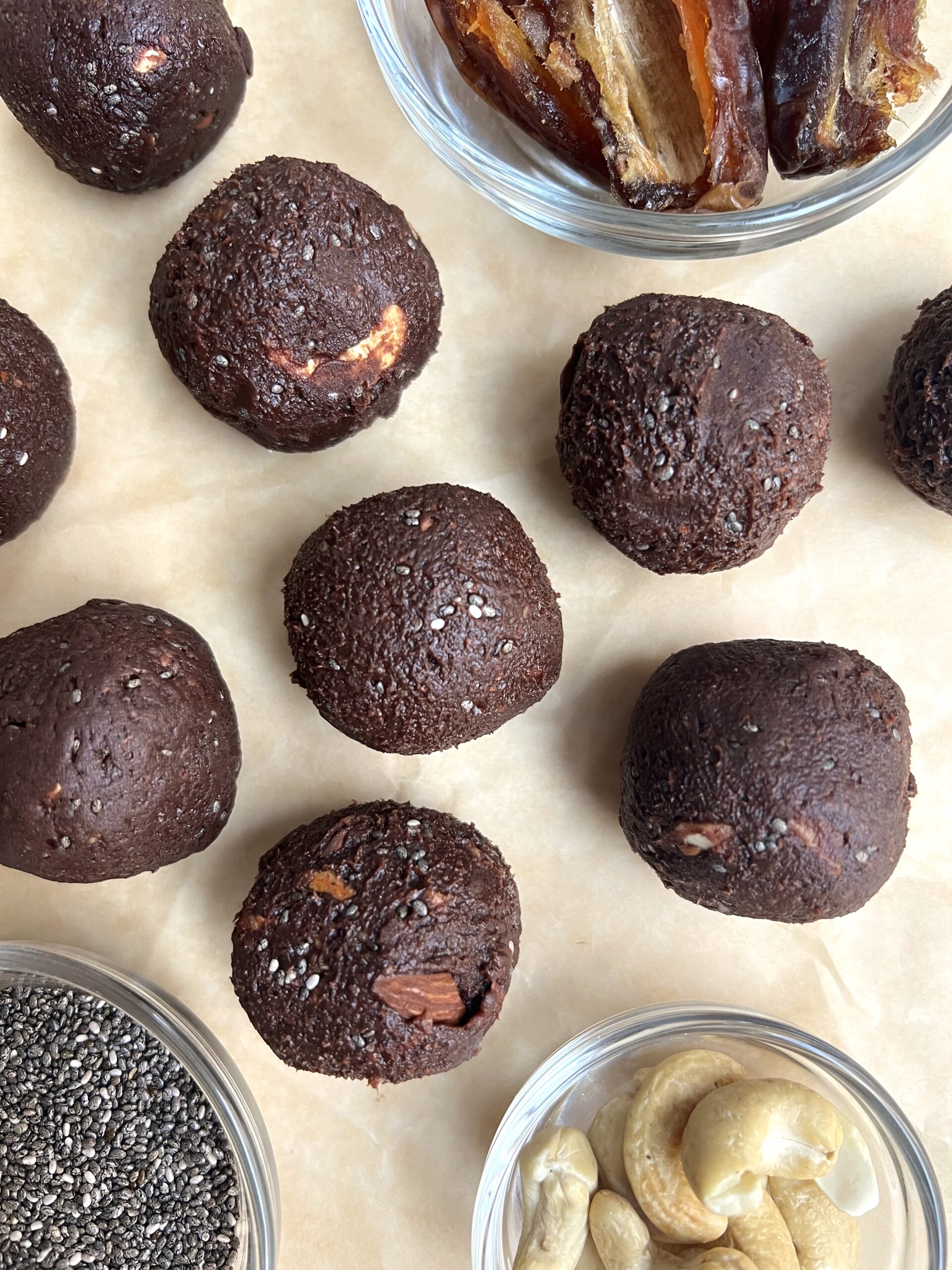 Protein & Energy Chocolate Bites Chef Bae