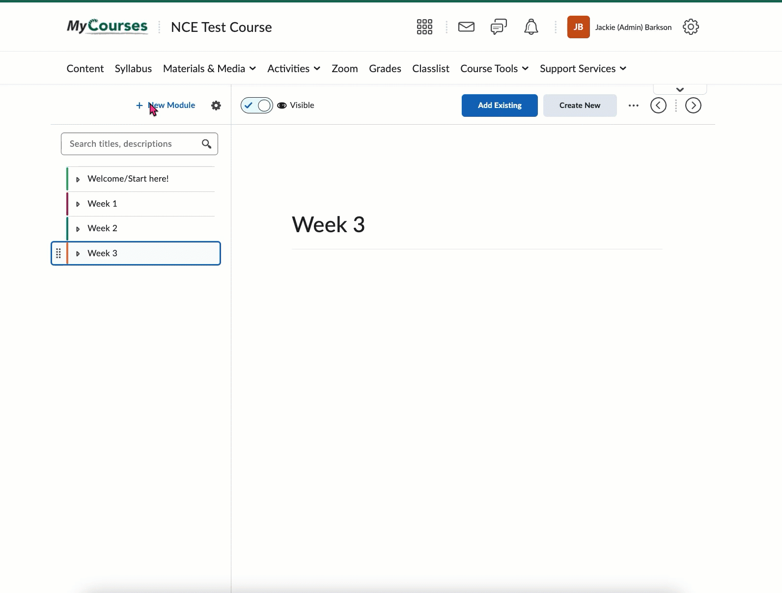 Prepare for MyCourses New Content Experience IT Service Catalog
