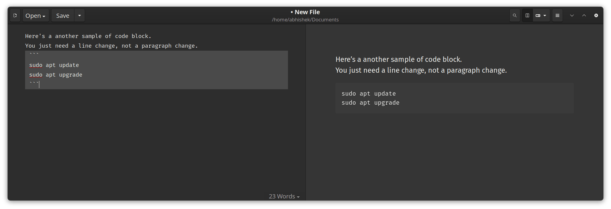 How to Add Code Blocks With Syntax Highlight in Markdown