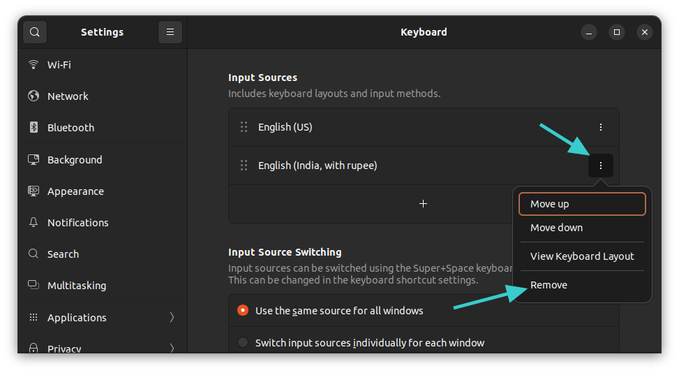 Change Keyboard Layout in Ubuntu AJITBALA