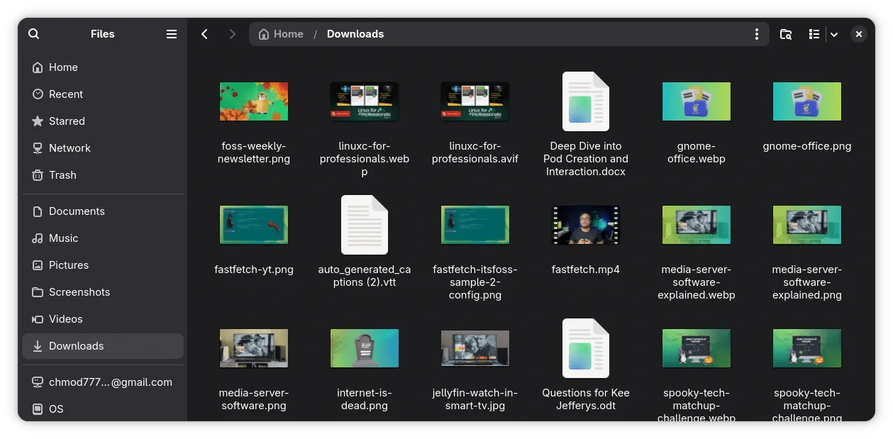 Fixing Image Thumbnails Not Showing Up in GNOME Files on Fedora Linux