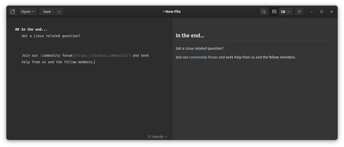 Add Internal, External and Section Links in Markdown