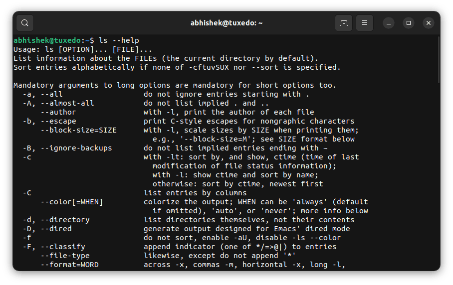 Linux Terminal Basics 10 Getting Help in Linux Terminal