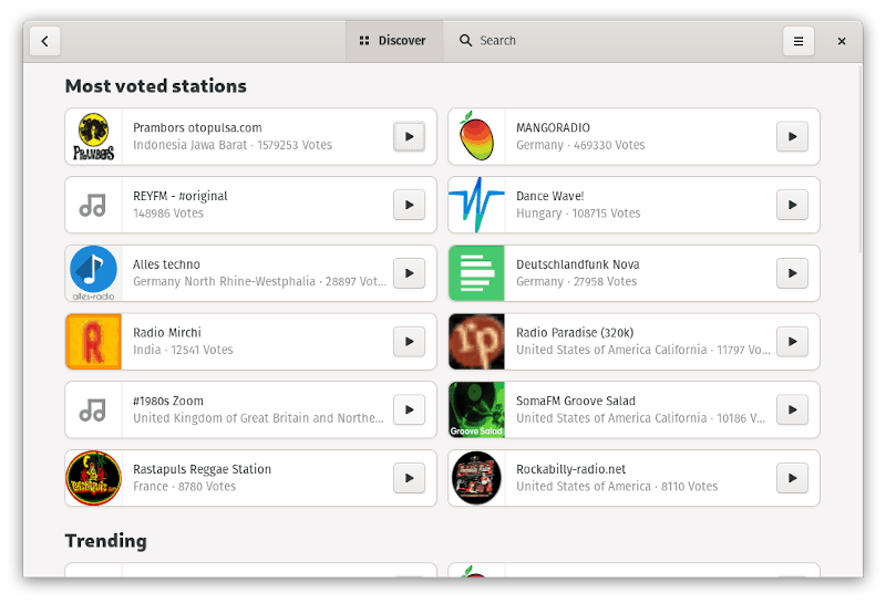 Shortwave A Modern Open Source Radio Player for Linux