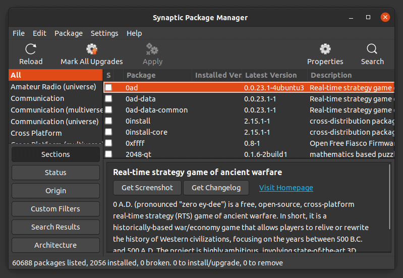 Synaptic Package Manager How to Install & Use It on Ubuntu