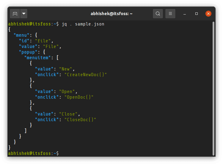 How to Pretty Print JSON File in Linux Terminal