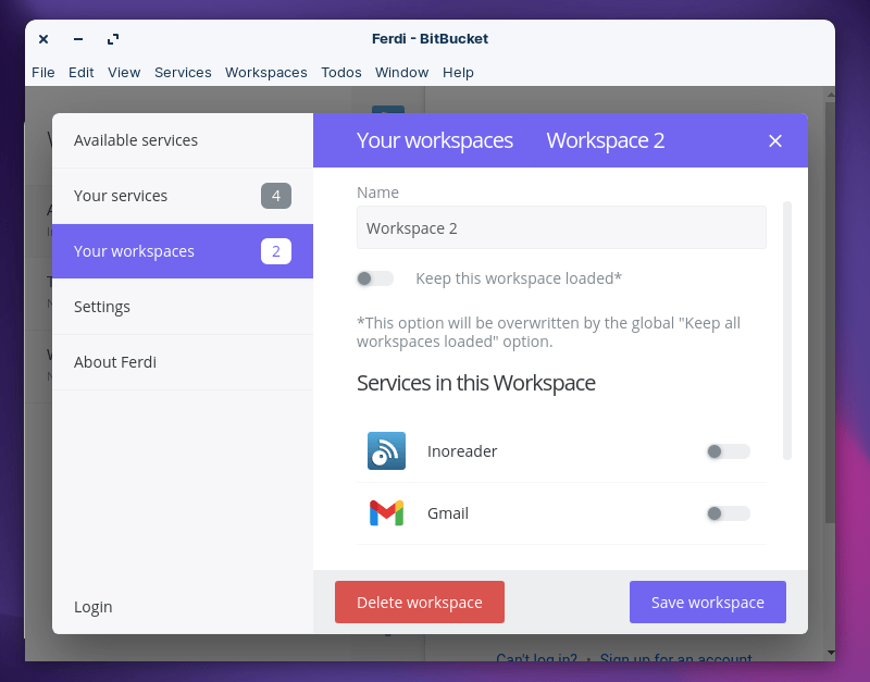 Ferdi A Free & OpenSource Alternative to Franz & Rambox