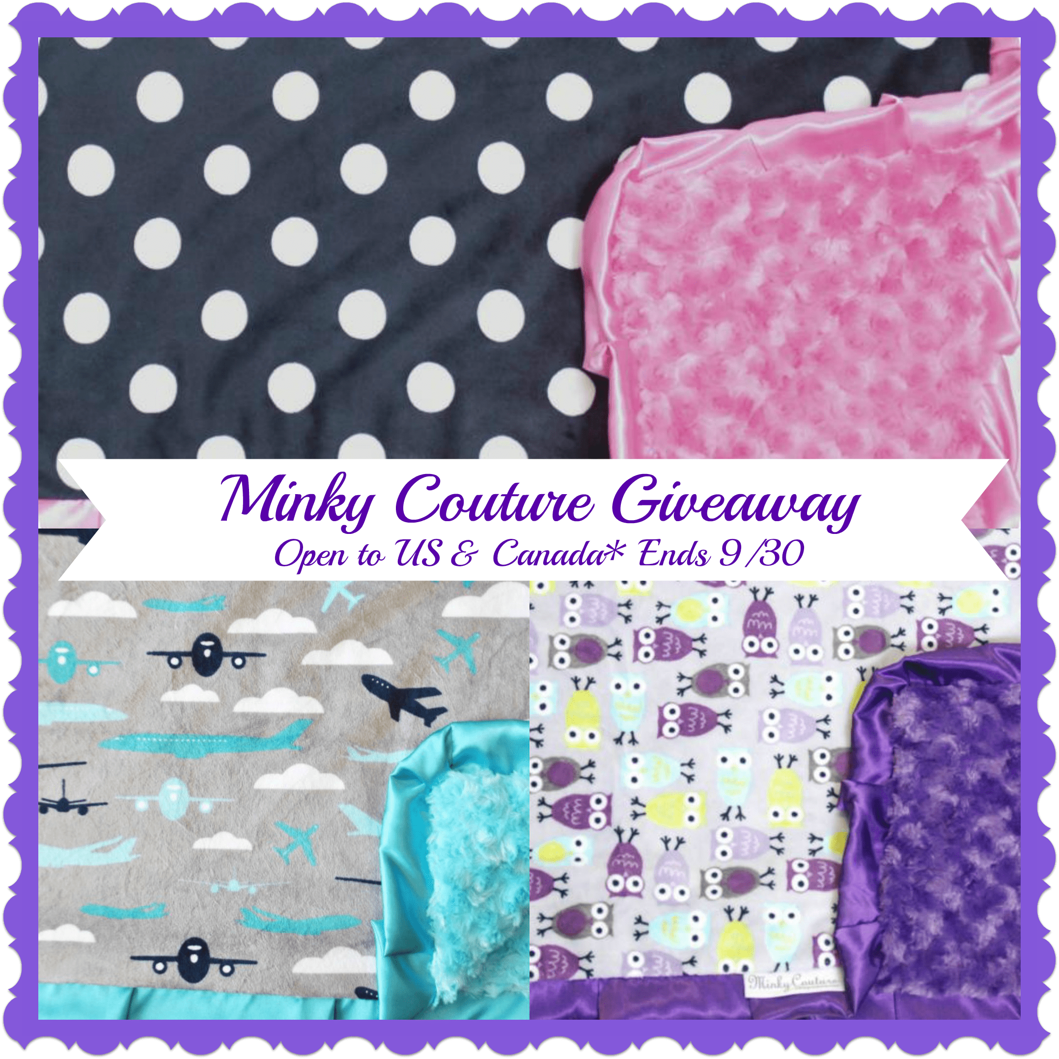 Minky Couture Blanket Giveaway (Ends 9/30/13) It's Free At Last