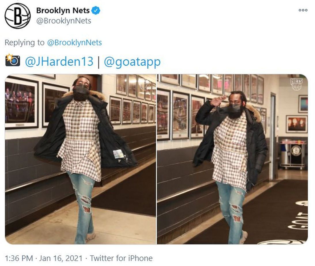 James Harden’s Outfit Goes Viral Before Nets Debut (Photos) Game 7