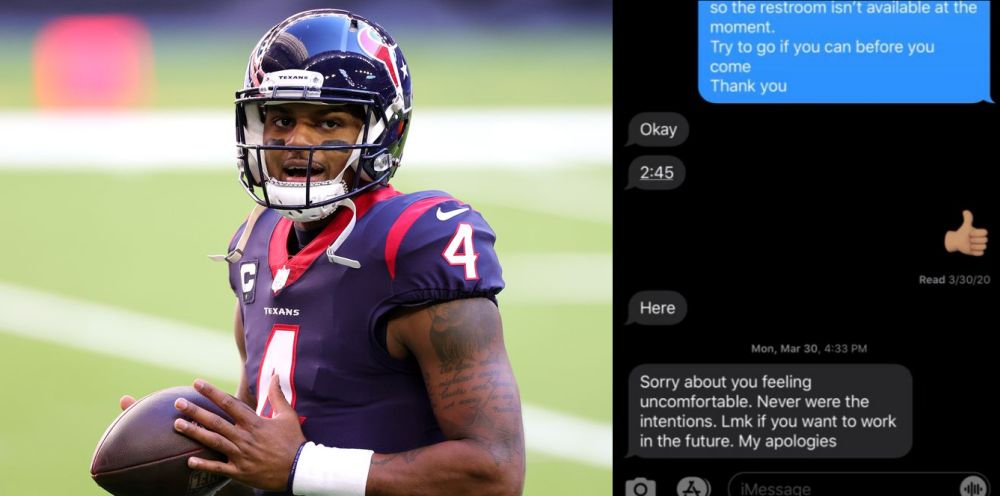 More Troubling Deshaun Watson Text Messages Emerge (Photos) Game 7