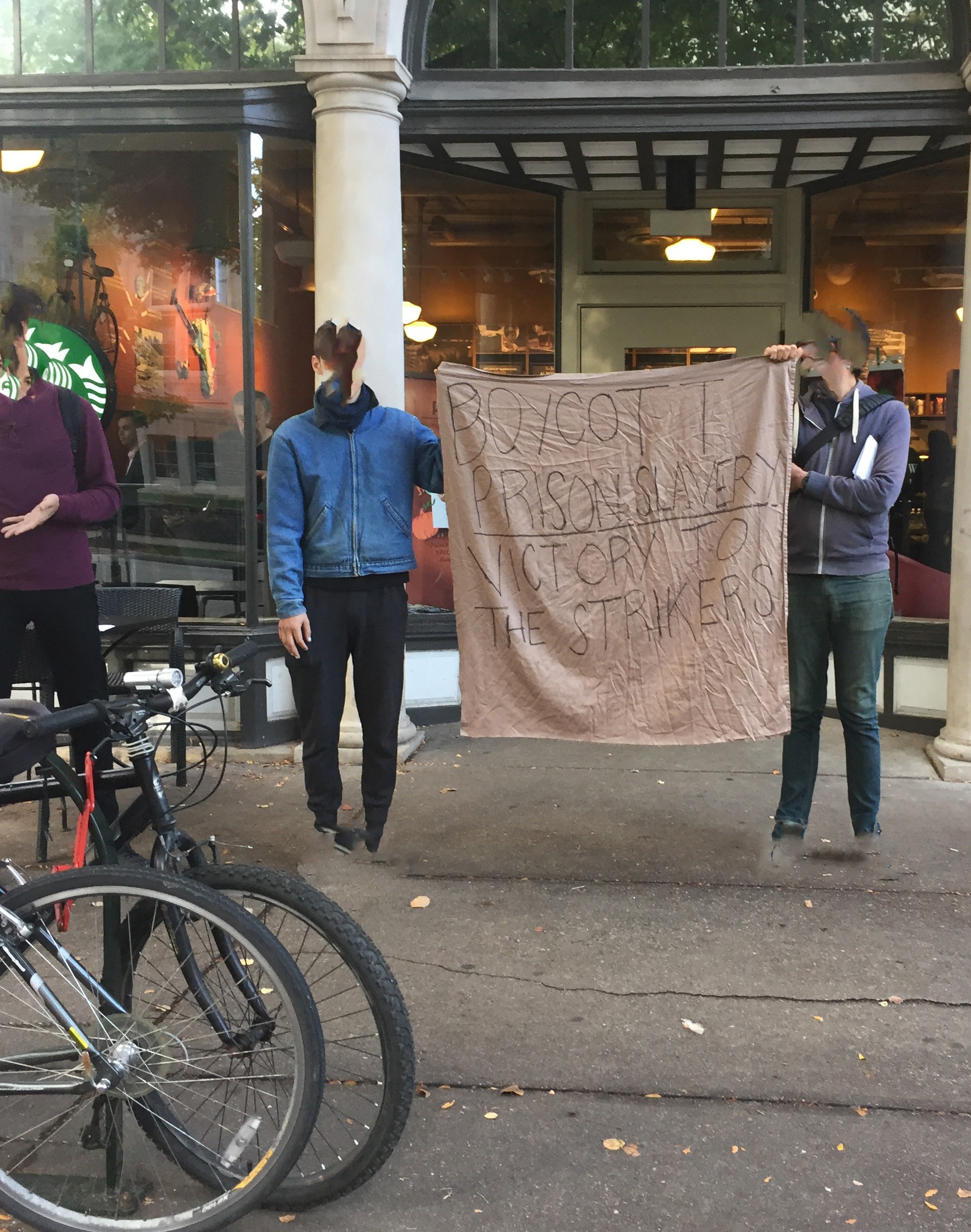 Bloomington Pickets against Starbucks and McDonald’s It's Going Down