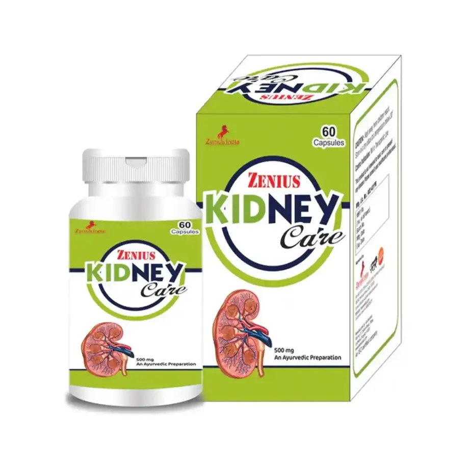 Zenius Kidney Care Capsule For Kidney Stone Pain Relief 100gm, 60