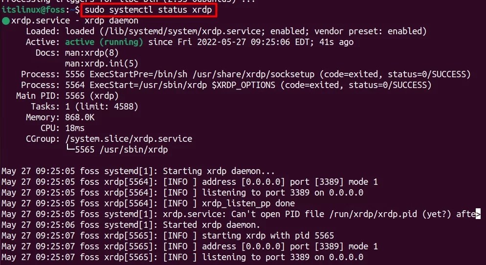 How to Install Xrdp Server (Remote Desktop) on Ubuntu 22.04 Its Linux