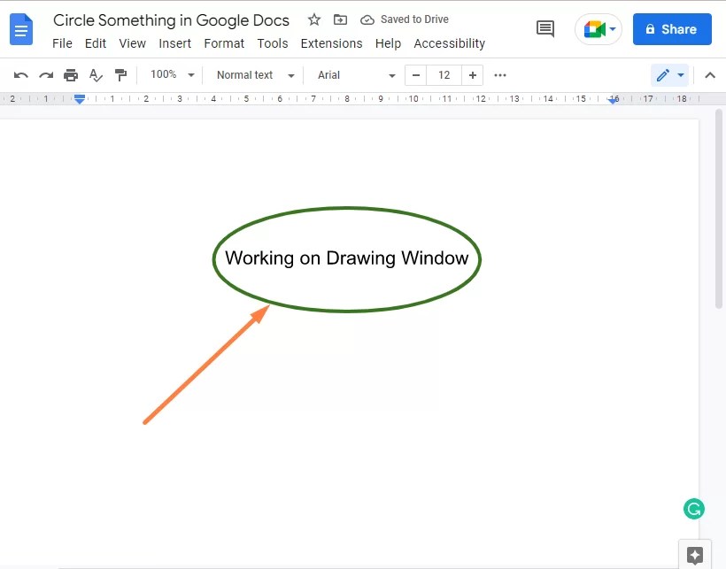 How to Circle Something in Google Docs? Its Linux FOSS