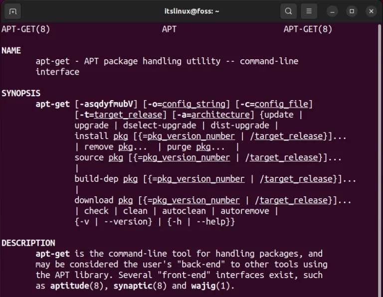 How to Use aptget Command? Its Linux FOSS