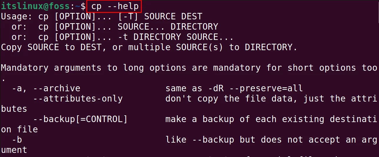 cp Command in Linux Explained Its Linux FOSS
