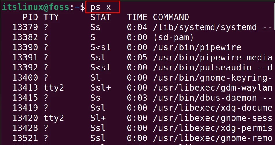 How to Use the ps aux Command in Linux? Its Linux FOSS
