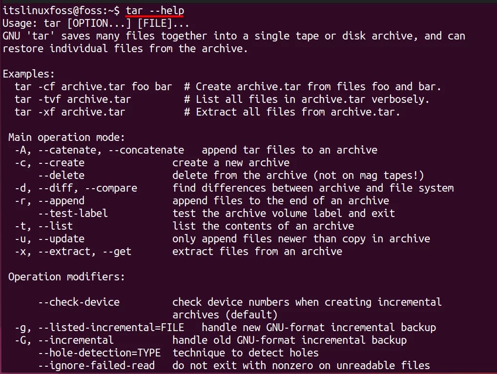 What Exactly Does tar xvf Do? Its Linux FOSS