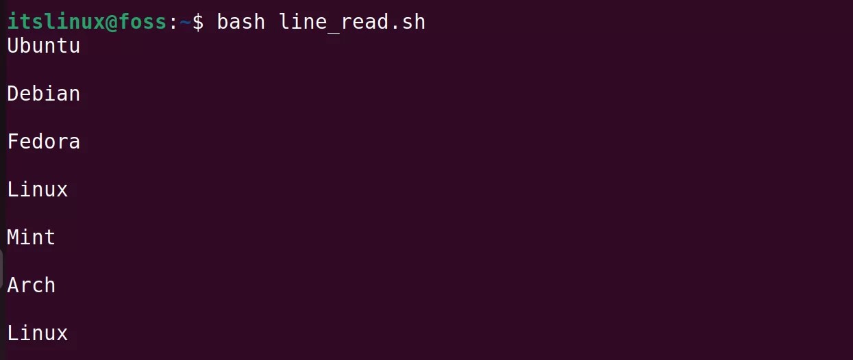 How to Read a File Line By Line in Bash? Its Linux FOSS