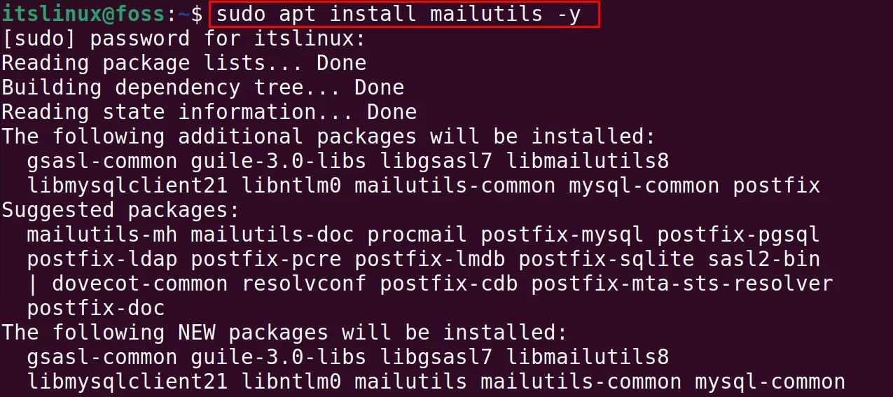 How to use mail command in Linux? Its Linux FOSS