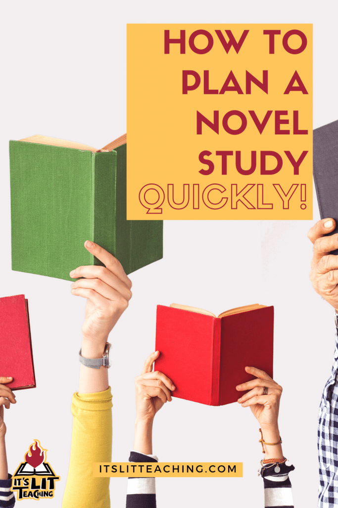 How to Plan a Novel Study QUICKLY It's Lit Teaching