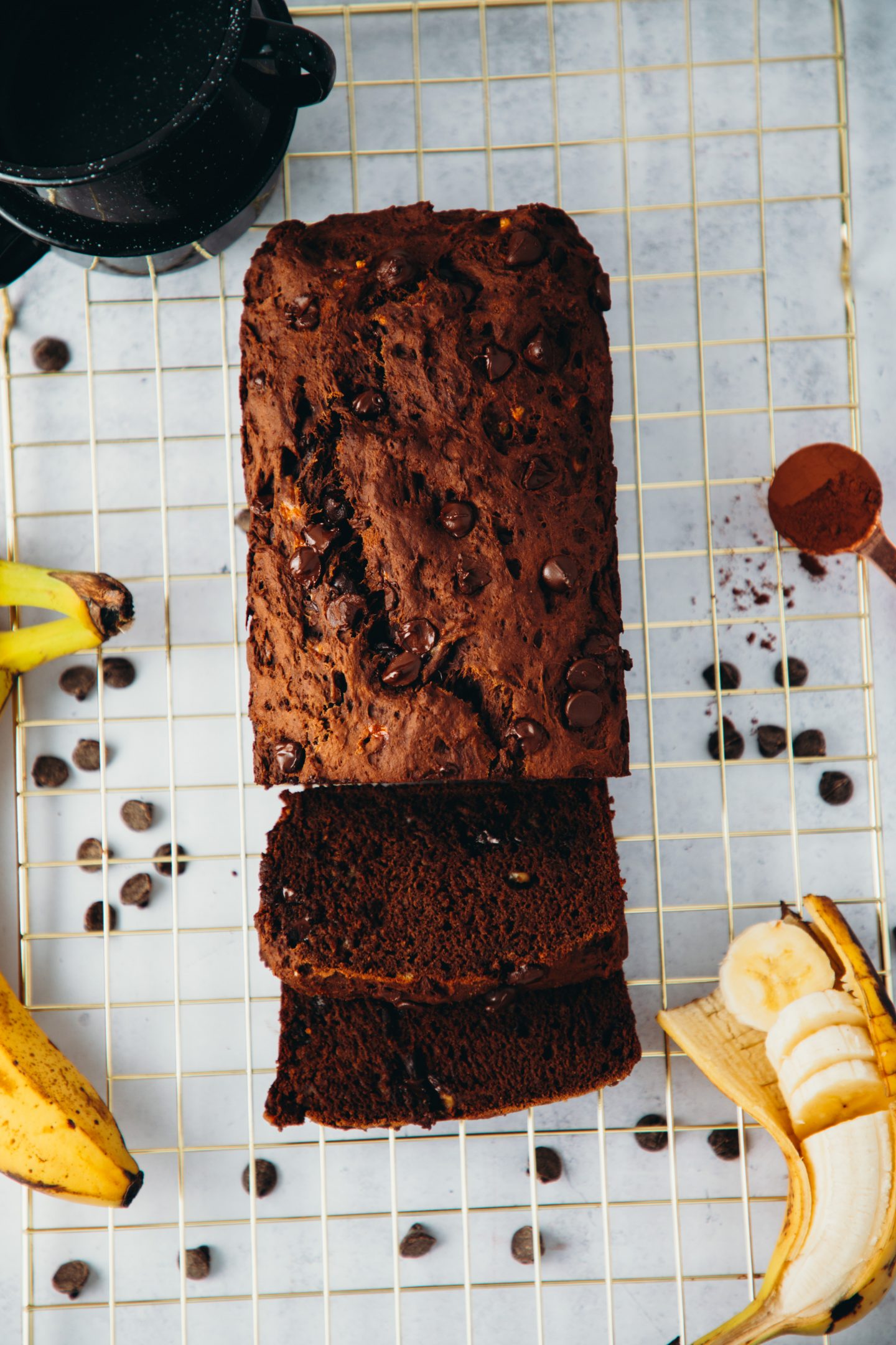 Easy Chocolate Banana Bread with Protein Powder Liv B.
