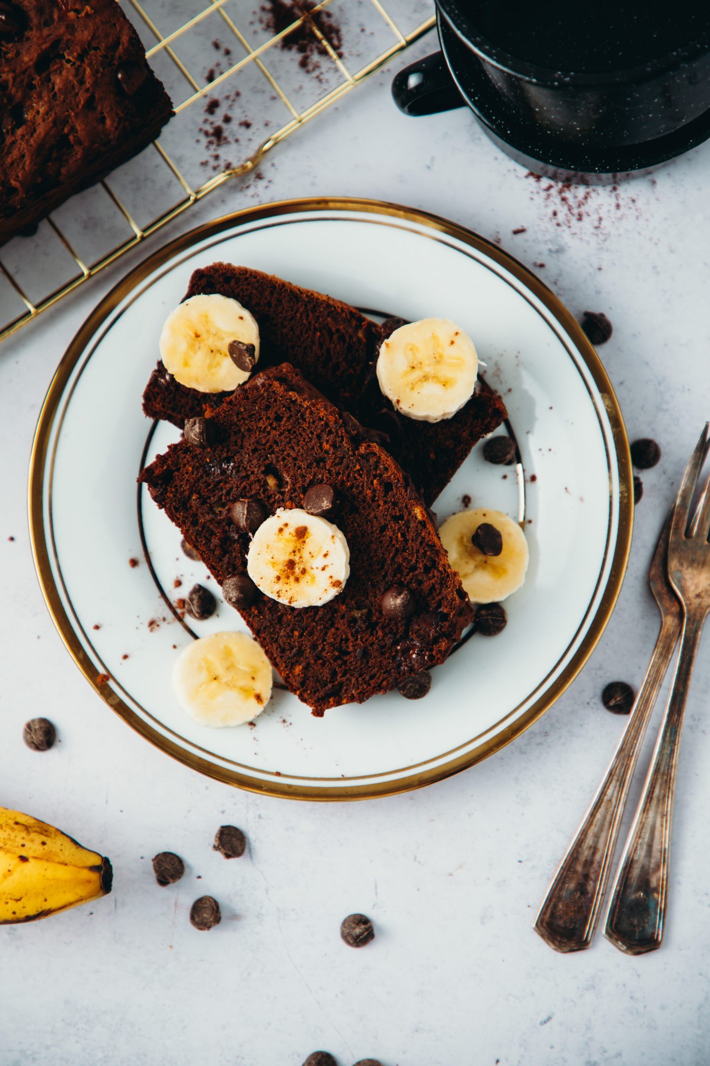 Easy Chocolate Banana Bread with Protein Powder Liv B.