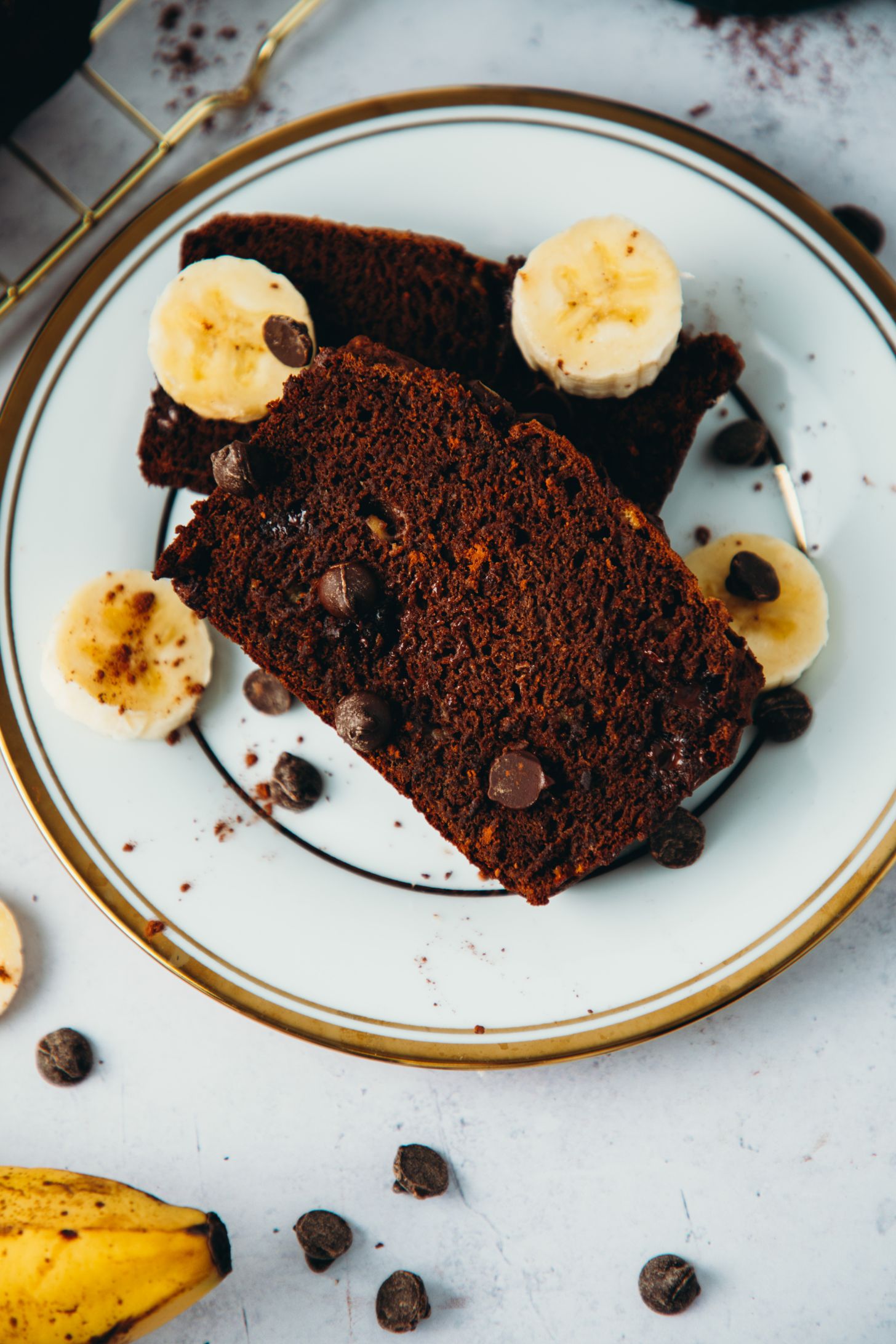 Easy Chocolate Banana Bread with Protein Powder Liv B.