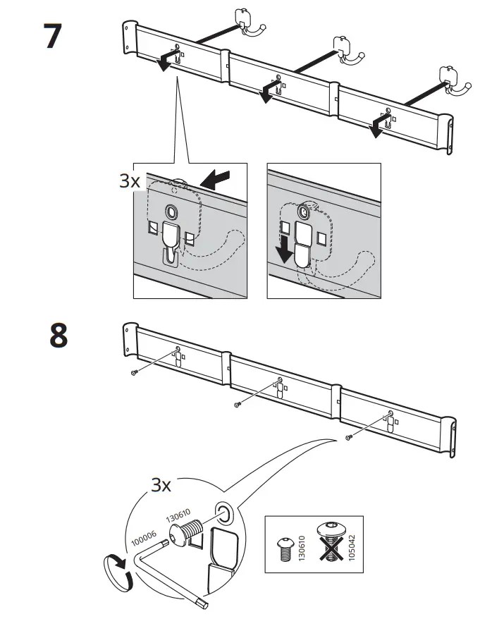 IKEA PINNIG Coat Rack with Shoe Storage Bench manual ItsManual