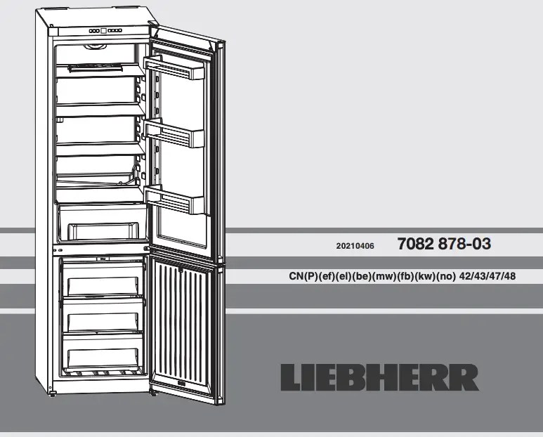 LIEBHERR Combined fridge-freezer Manual » ItsManual