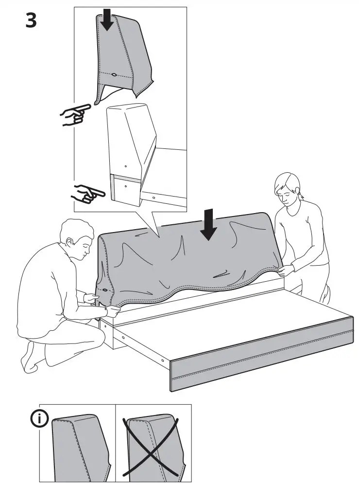 IKEA GRÖNLID 2 Sofa Manual ItsManual